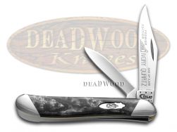 Case xx Peanut Knife Slant Series Gray Quartz Corelon 1/2500 Stainless S9220IQ