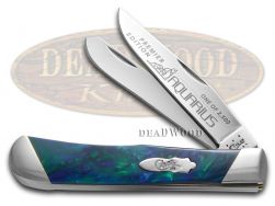 Case xx Knives Trapper Slant Series Aquarius Corelon 1/2500 Stainless S9254AQ