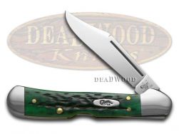 Case xx Mini Copperlock Knife Pocket Worn Jigged Bermuda Green Bone Pocket 09723