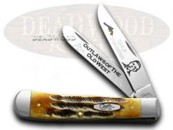 Case xx Trapper Knife Cole Younger 6.5 Bone Stag 1/600 Outlaws of the Old West