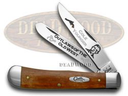 Case xx Trapper Knife Cole Younger Chestnut Bone 1/500 Outlaws of the Old West