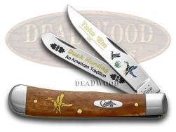 Case xx Knives Trapper Chestnut Bone 1/600 Stainless Pocket Knife CN-DUCK
