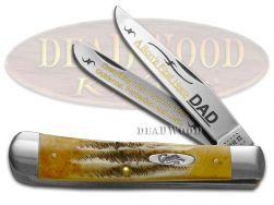 Case xx Trapper Knife Dad A Son's First Hero 6.5 Bone Stag 1/500 Stainless