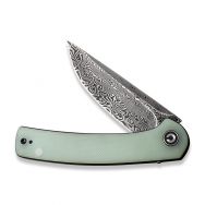 CIVIVI Mini Asticus Liner Lock C19026B-DS1 Knife Damascus Steel & Natural G10