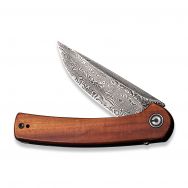CIVIVI Mini Asticus Liner Lock C19026B-DS2 Knife Damascus Steel Cuibourtia Wood