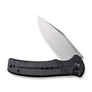 CIVIVI Cogent Button Lock C20038D-7 Knife 14C28N Stainless Steel & Black Micarta