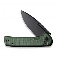 CIVIVI Conspirator Button Lock C21006-2 Knife Nitro-V Stainless & Green Micarta