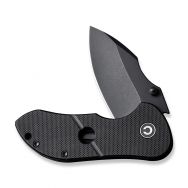 Civivi Knives Gordo Liner Lock C22018C-1 Black G-10 D2 Steel Pocket Knife