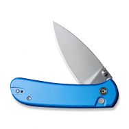 Civivi Knives Qubit Button Lock C22030E-3 Blue Aluminum Stainless Pocket Knife