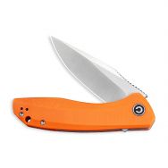 CIVIVI Baklash Liner Lock C801G Knife 9Cr18MoV Stainless Steel & Orange G10