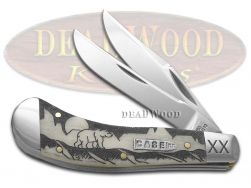 Case xx Yellowhorse Saddlehorn Knife Grizzly Mountain Natural Bone 1/500