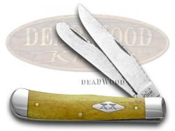 Case xx Yellowhorse Trapper Knife Antique Bone 1/25 Hammered Steel Pocket
