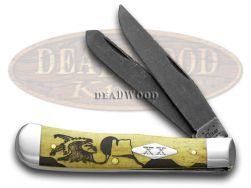 Case xx Yellowhorse Trapper Knife Early Morning Singer Natve Steel Bone 1/25