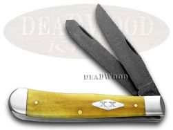 Case xx Yellowhorse Trapper Knife Antique Bone 1/25 Native Steel Pocket Knives