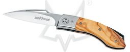 Fox Knives Dream Catcher Liner Lock 440OL Knife N690Co Stainless & Olive Wood