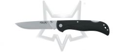 Fox Knives 500 Lockback 500 B Knife 440C Stainless Steel & Black G10