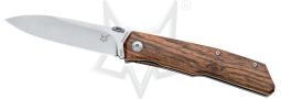 Fox Knives 525 Liner Lock 525B Knife N690Co Stainless Steel & Bocote Wood