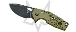 Fox Knives Suru Frame Lock 526ALG Knife N690Co Stainless & Green 7075 Aluminum