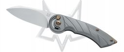 Fox Knives Radius Button Lock FX-550 TI Knife M390 Steel/Sandblasted Titanium