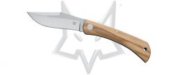 Fox Knives Libar Slip-joint FX-582 OL Knife M390 Stainless & Olive Wood