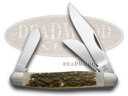 Hen and Rooster Knives Large Stockman Deer Stag Stainless Pocket Knife 313-DS