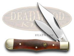 Hen & Rooster Smooth Brown Bone Mini Coke Bottle Pocket Knife 432BRB Knives