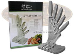 Hen & Rooster 5-Piece Kitchen Knife Set Stainless Steel Cutlery HRI-032