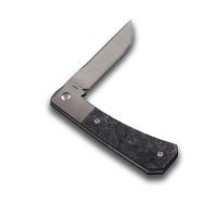Jack Wolf Pioneer Jack PIONE-01-DM-BLUE Fat Carbon & Titanium S90V Pocket Knife