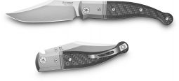 LIONSTEEL Gitano Slip-joint GT01 CF Knife Niolox Stainless & Black Carbon Fiber