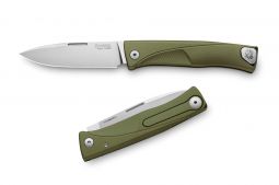 LIONSTEEL Thrill Slip-joint TL A GS Knife M390 Stainless & Green Aluminum