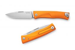 LIONSTEEL Thrill Slip-joint TL A OS Knife M390 Stainless & Orange Aluminum