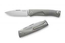 LionSteel Knives Thrill Slip-joint TL GY THRILL M390 Stainless Grey Titanium