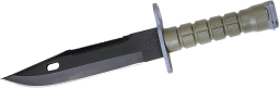 ONTARIO KNIVES M9 Bayonet Fixed Blade 6220 Knife Black 420 Stainless Steel