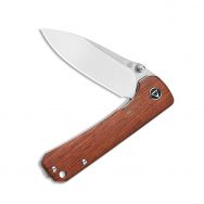QSP Knives Hawk Liner Lock 131-O1 Knife Sandvik 14C28N Stainless & Mkuruti Wood