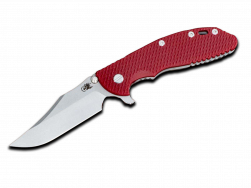 HINDERER XM-24 4.0 Frame Lock Knife CPM 20CV Stainless & Red G10 & Titanium