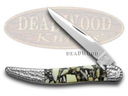 Schatt & Morgan Genuine Chipped Mammoth Fossil Toothpick 110CMI Knife