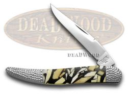 Schatt & Morgan Toothpick Knife Genuine Mammoth 1/50 Stainless Pocket