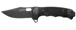 SOG Seal XR Folding Knife Black GRN S35VN Stainless 12-21-02-57 Pocket Knives