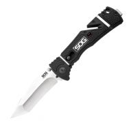 SOG Knives Trident Elite Black GRN AUS-8 Stainless Tanto TF103-BX Pocket Knife