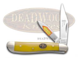 Steel Warrior Peanut Knife Yellow Composite Stainless Pocket Knives SW-107Y