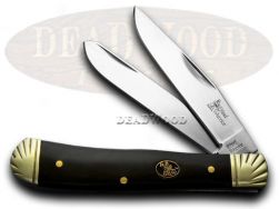 Steel Warrior Trapper Knife Engraved Genuine Buffalo Horn Stainless SW-108CBH