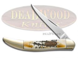 Steel Warrior Toothpick Knife Butter Rum Bone Stainless Pocket Knives SW-109BR