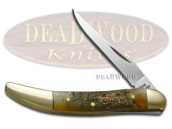 Steel Warrior Toothpick Knife Genuine Ram Horn Stainless Pocket Knives SW-109RH