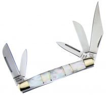 Steel Warrior Congress Knife 5-Blade Mother Of Pearl Stainless Pocket SW-117MOP