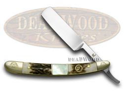 Frost Family Razor Knife 40th Anniv Deer Stag & Mother of Pearl 1/600 40-148SMS
