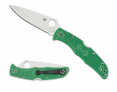 Spyderco Green FRN Endura 4 Lockback Knife VG-10 Stainless C10FPGR Pocket Knives