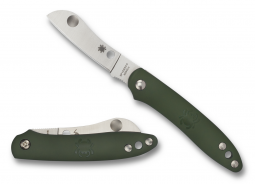 Spyderco Roadie Slipjoint Knife Lightweight Olive Green FRN N690Co Steel C189PGR