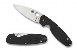 Spyderco Knives Emphasis Liner Lock Black G-10 Stainless C245GP Pocket Knife