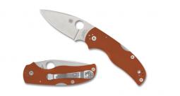 Spyderco Knives Native 5 Lockback Burnt Orange G10 1/1200 REX 45 Steel C41GPBORE