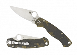 Spyderco Knives Para Millitary 2 Digital Camo G-10 CPM-S45VN Stainless C81GPCMO2